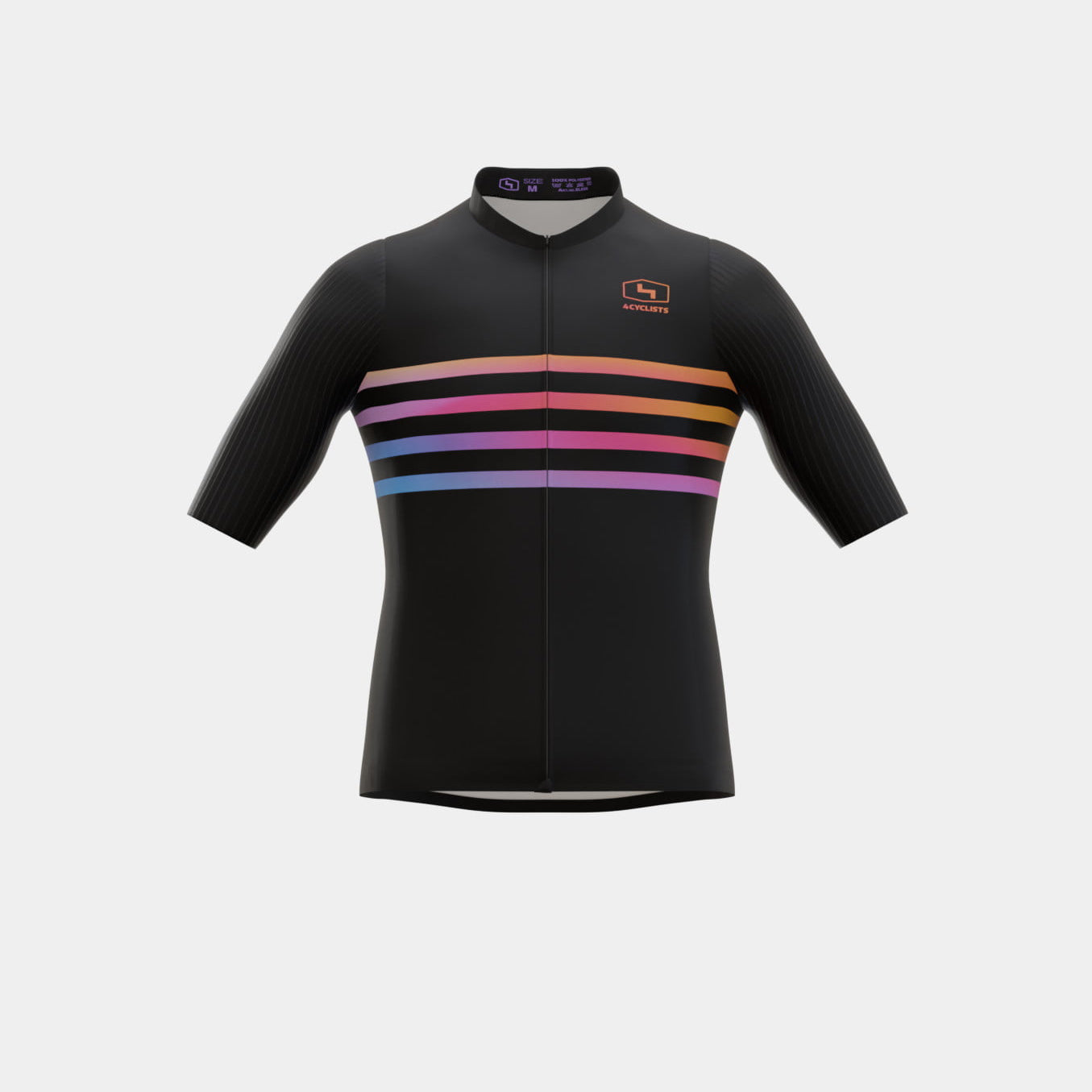 Men’s Race Cycling Jersey Lines Black