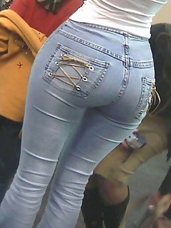 Biggest arse cuties in jeans